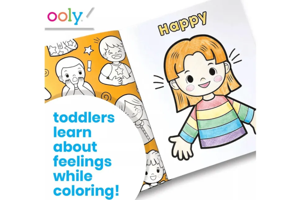 Ooly Toddler Colouring Book - My First Feelings