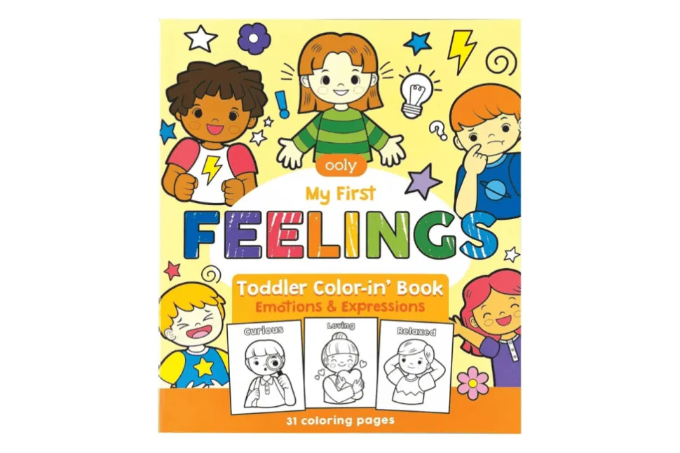 Ooly Toddler Colouring Book - My First Feelings