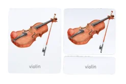 3-Part Language Cards (Watercolour) (Multiple Themes Available)