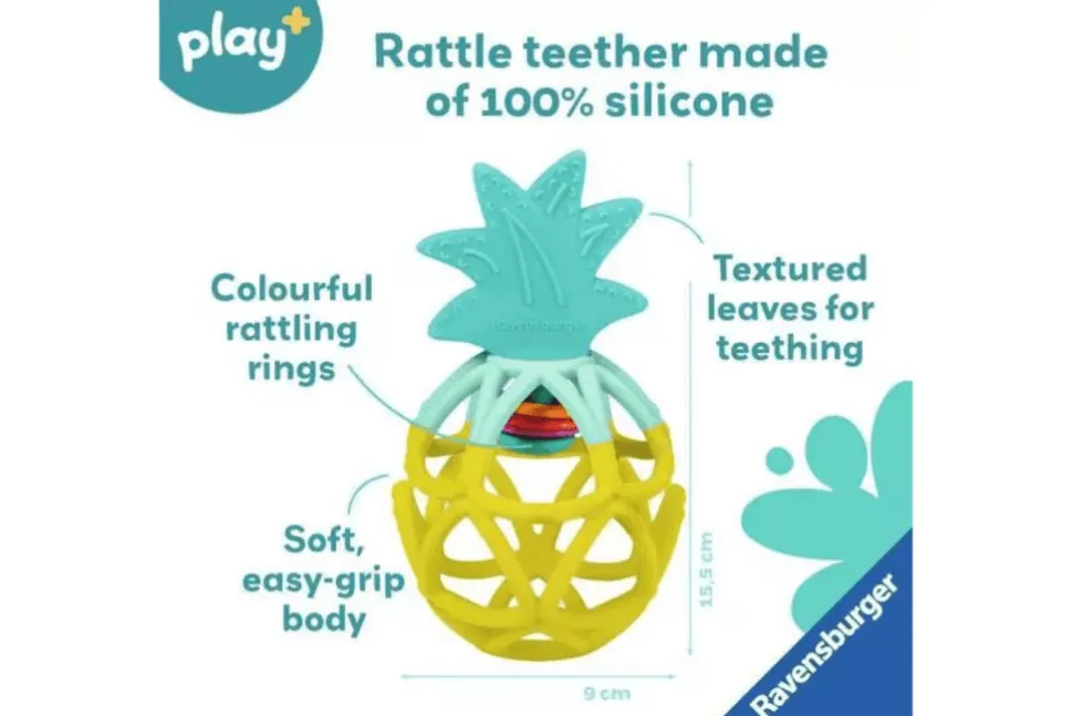 Pineapple Rattle Teether