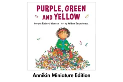 Purple, Green and Yellow - Robert Munsch Miniature Book