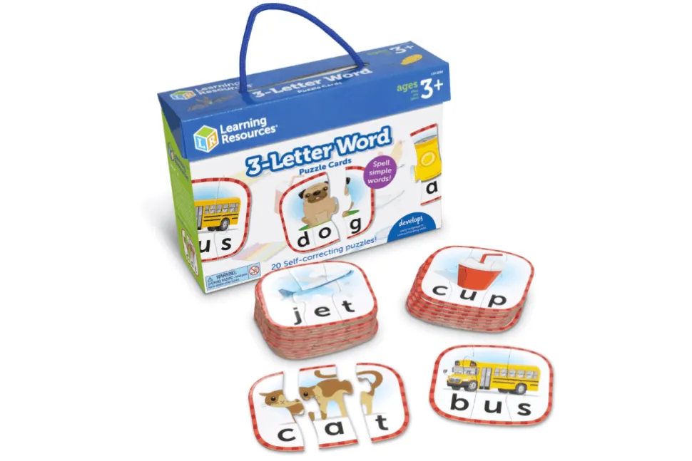 Puzzle Cards - 3 Letter Words