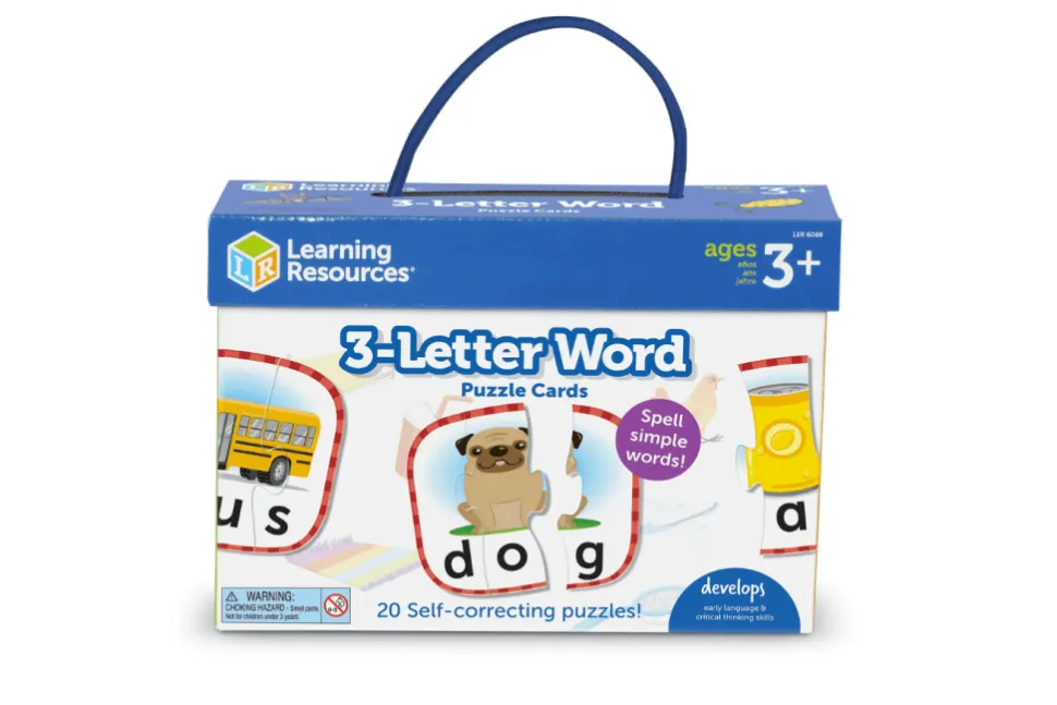 Puzzle Cards - 3 Letter Words