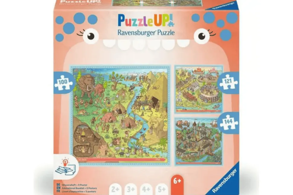 Puzzle UP! History - 100, 121 and 144 Piece Puzzles