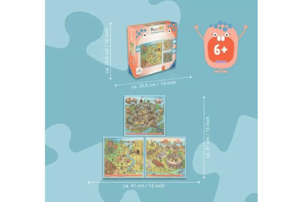 Puzzle UP! History - 100, 121 and 144 Piece Puzzles