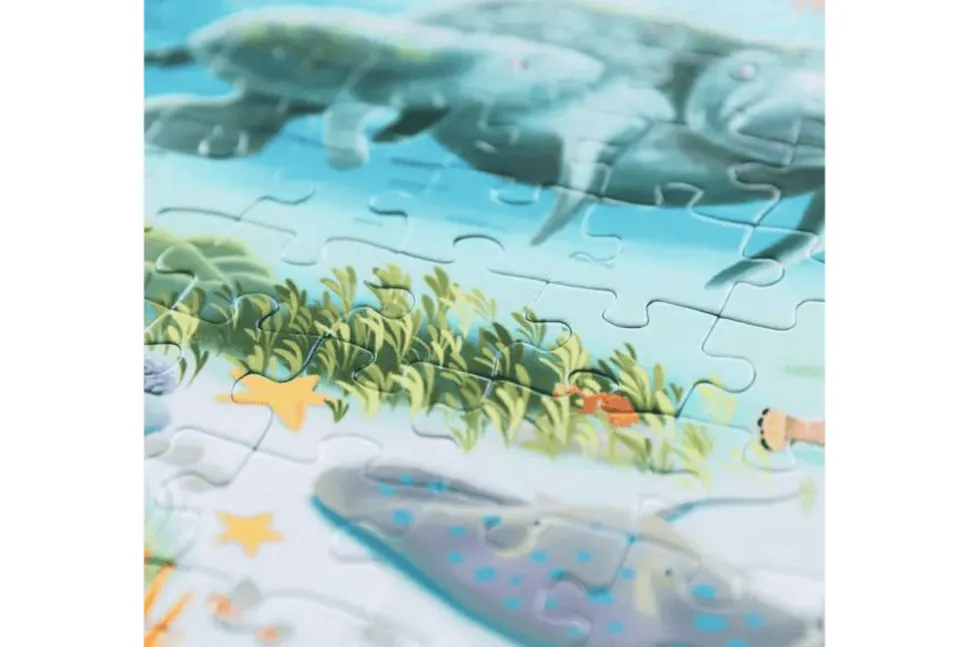 Puzzle UP! Ocean Life - 64, 72, 81, and 90 Piece Puzzles