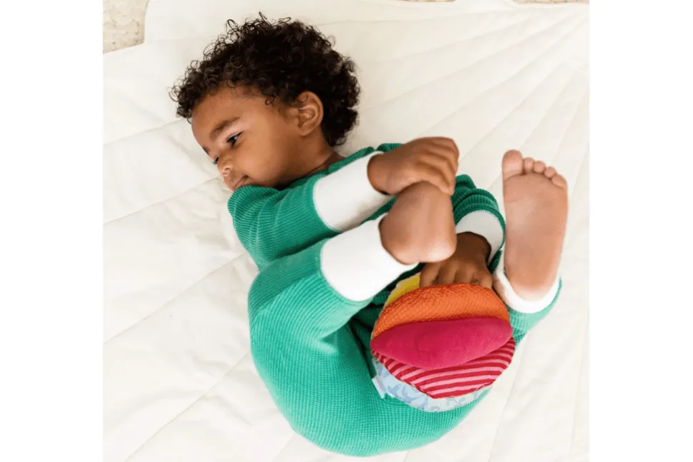 Rainbow Fabric Baby Ball