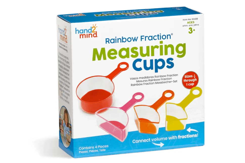 Rainbow Fraction® Measuring Cups (Set of 4)