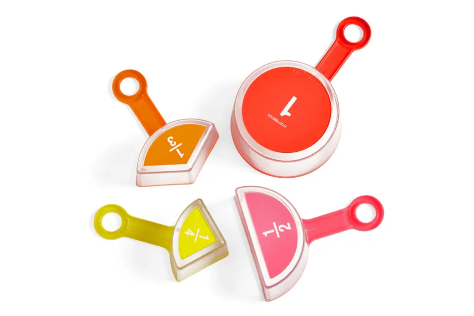 Rainbow Fraction® Measuring Cups (Set of 4)