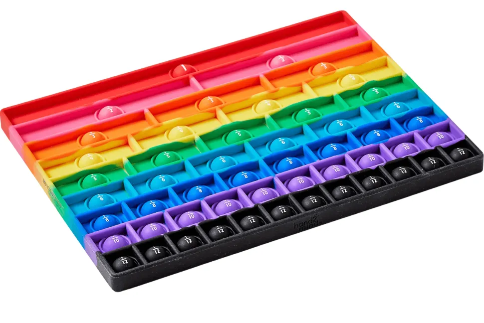 Rainbow Fraction® Sensory Bubble Popper