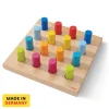 Rainbow Whirls Wooden Sorting and Stacking Game