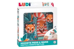 Rattle and Crinkle Socks + Squeak and Grasp Wrist Toys