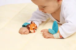 Rattle and Crinkle Socks + Squeak and Grasp Wrist Toys