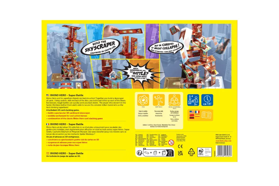 Rhino Hero - Super Battle Stacking Game