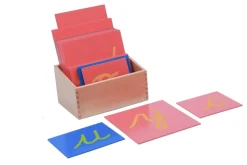 Sandpaper Letters with Box (Print, Cursive, Lowercase and Uppercase)