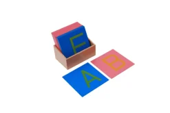 Sandpaper Letters with Box (Print, Cursive, Lowercase and Uppercase)