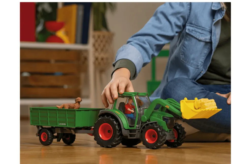 Schleich Tractor with Trailer