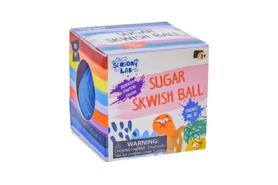 Sensory Lab Sugar Sqwish Ball (Various Colours - 1 BALL)