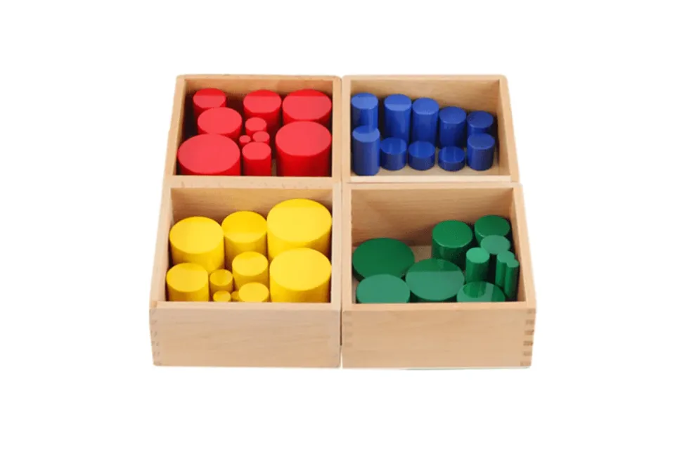 Set of Knobless Cylinders