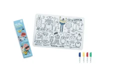 Silicone Washable Colouring Placemat (various themes)