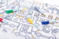 Silicone Washable Colouring Placemat (various themes)