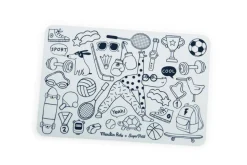 Silicone Washable Colouring Placemat (various themes)