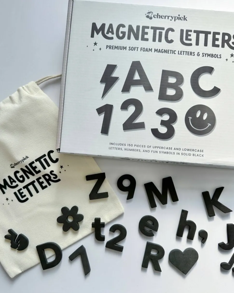 Soft Foam Magnetic Letters & Symbols - 150pc Set - For Magnetic Playwalls