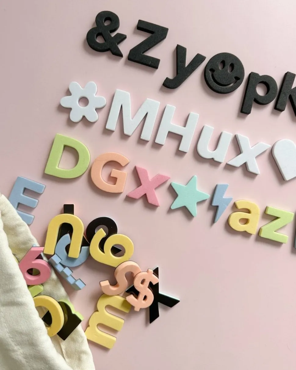 Soft Foam Magnetic Letters & Symbols - 150pc Set - For Magnetic Playwalls