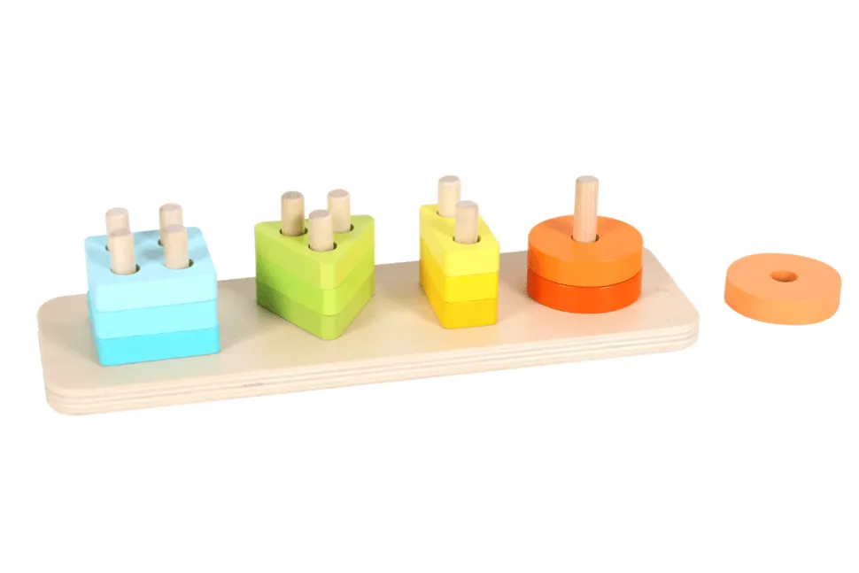 Sort & Stack Peg Puzzle