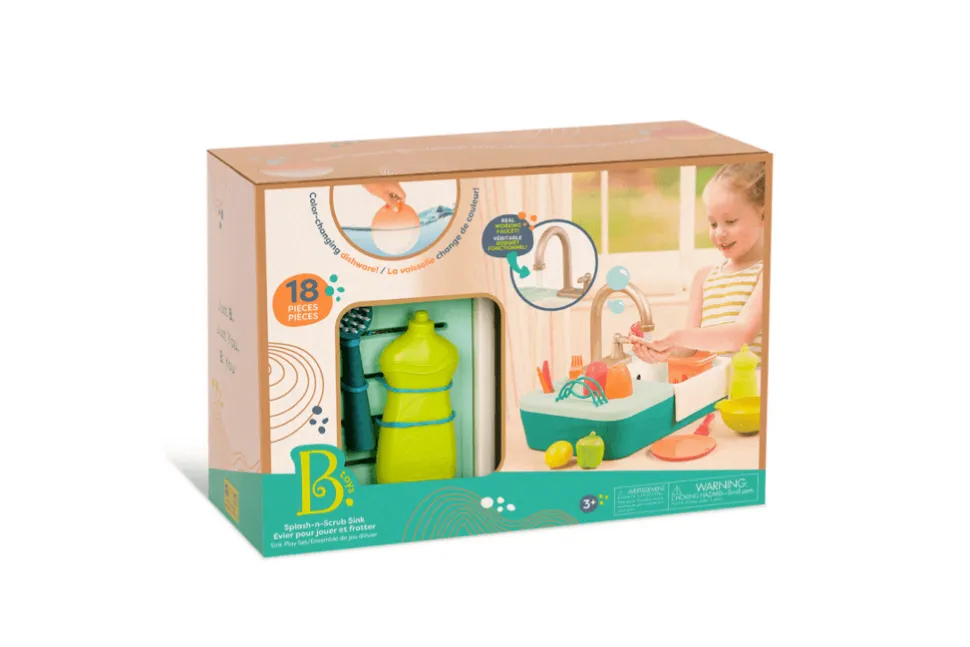 Splash-n-Scrub Sink (Real Running Water)