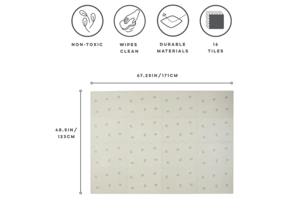 3 Sprouts Foam Puzzle Play Mat