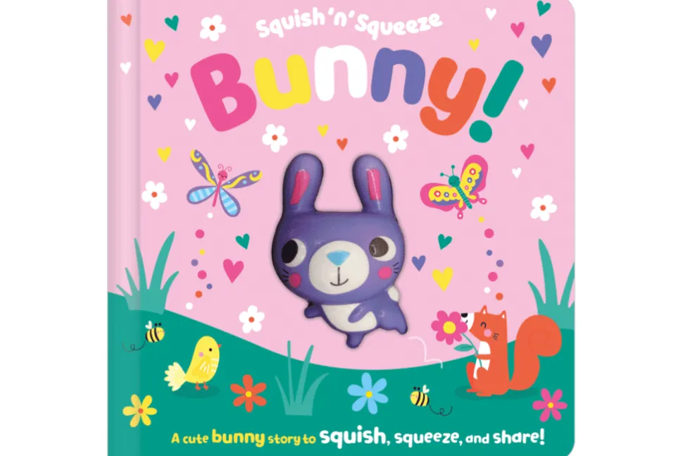 Squish 'n' Squeeze Bunny! Board Book