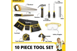 Stanley Jr. - 10 Piece Tool Set (Real Tools)