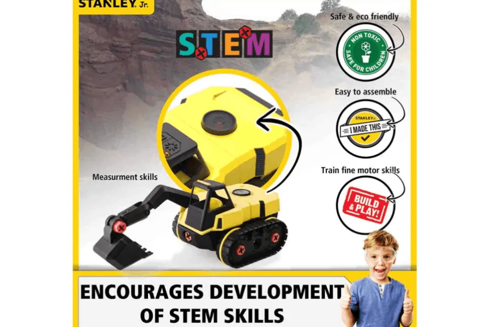 Stanley Jr. Take Apart Excavator XL