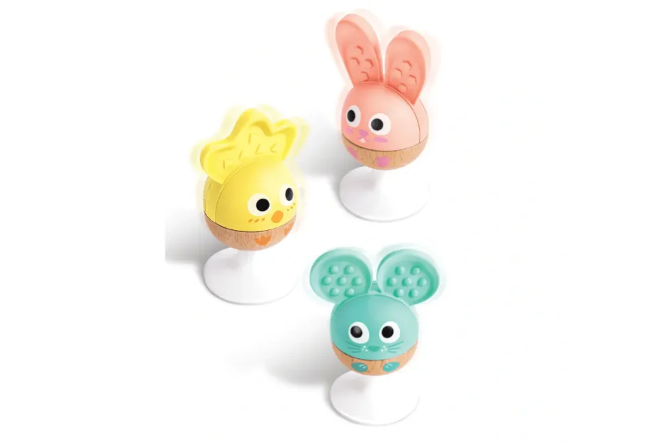 Suction Cup Rattle and Teether Set