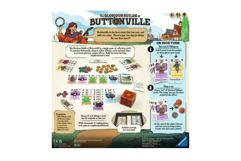 The Guilds of Buttonville Strategy Game