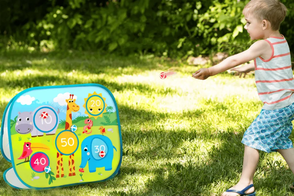 Toss & Score Velcro Ball Dartboard