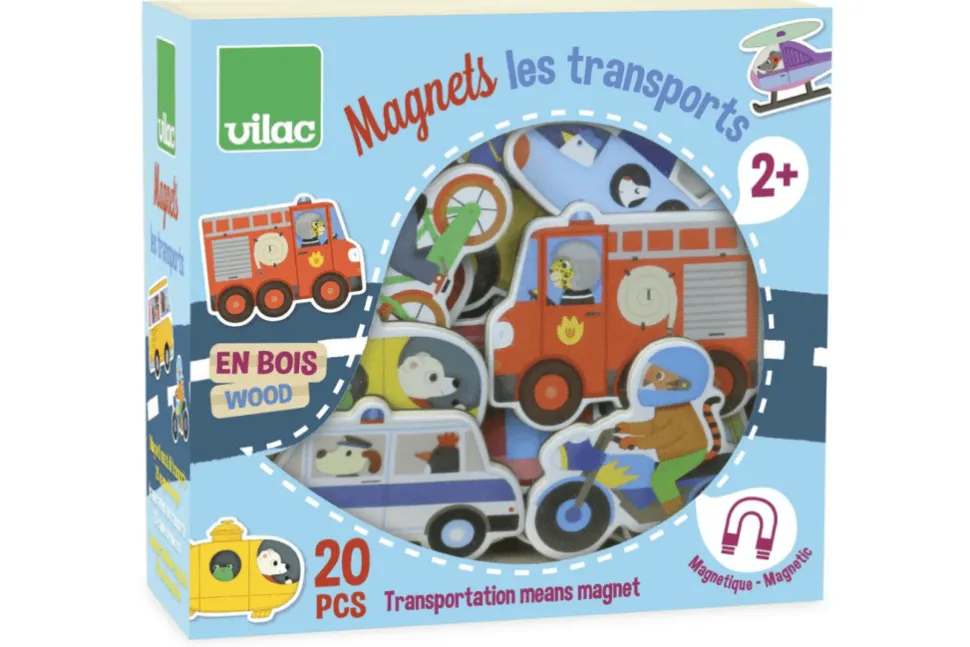 Transportation Magnets by Vilac