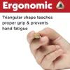 Triangular Colour EcoPencils - 12 Assorted Colours
