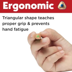 Triangular Colour EcoPencils - 12 Assorted Colours