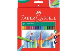 Triangular Colour EcoPencils - 24 Assorted Colours