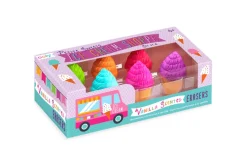 Vanilla Ice Cream Cone Erasers (Set of 6)