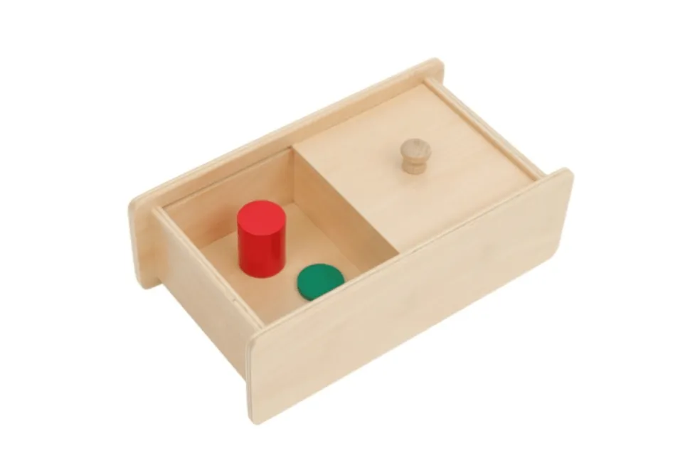Wooden Box with Sliding Lid