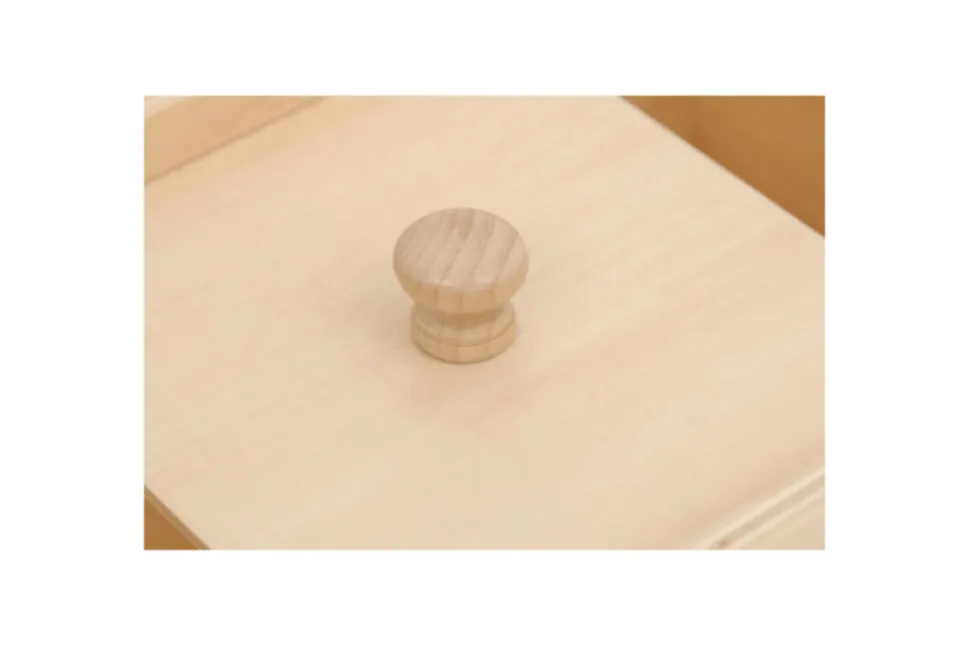 Wooden Box with Sliding Lid