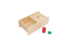 Wooden Box with Sliding Lid