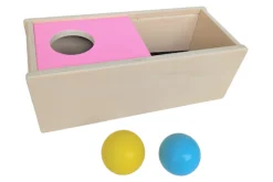 Wooden Box with Sliding Top
