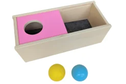 Wooden Box with Sliding Top