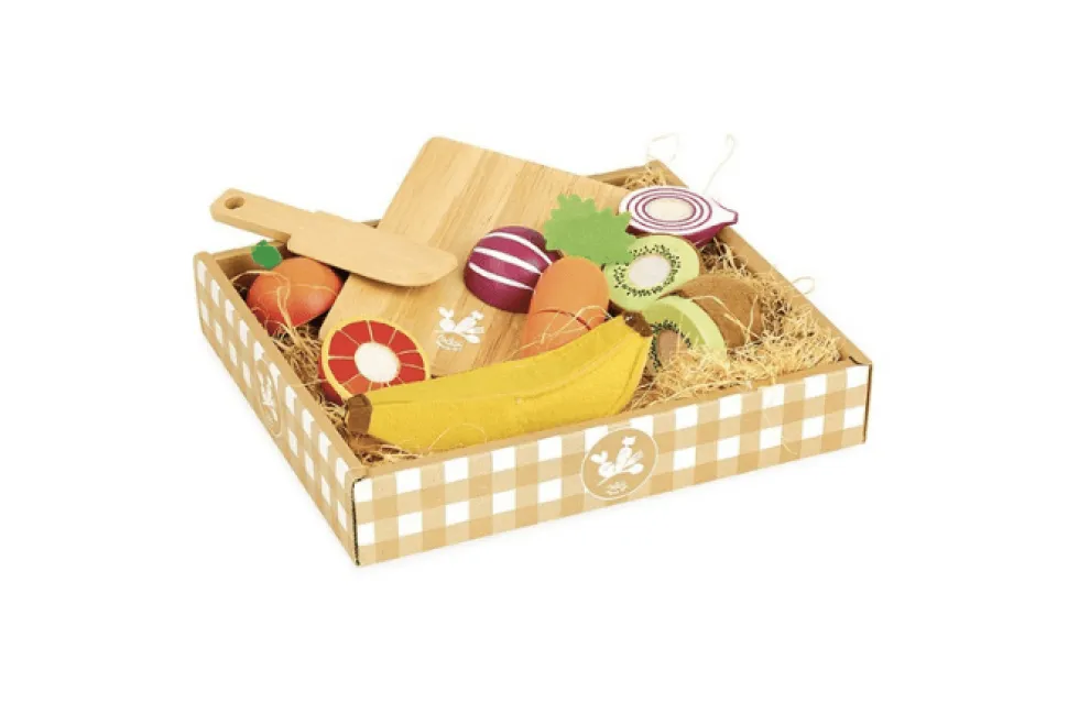 Wooden Fruit & Vegetable Cutting Set