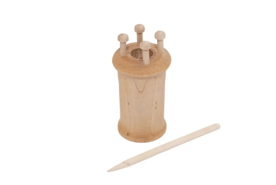 Wooden Knitting Spool