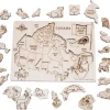 Wooden Map of Canada Puzzle